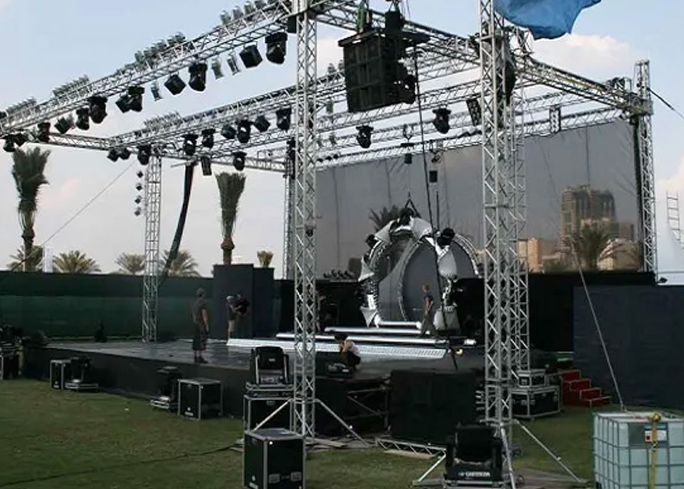 Estrutura audiovisual apresentada no portfólio da MAC2